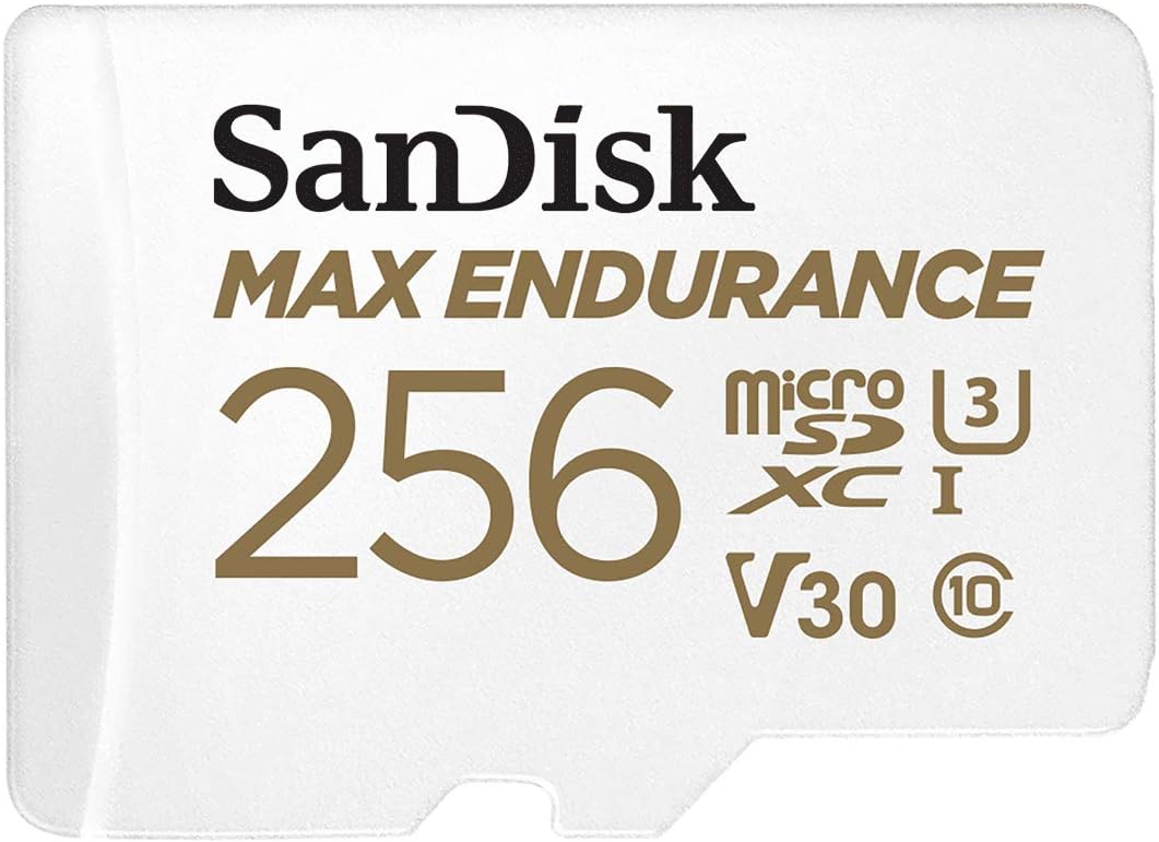 כרטיס זיכרון עמיד למצלמת רכב SanDisk 256GB MAX Endurance